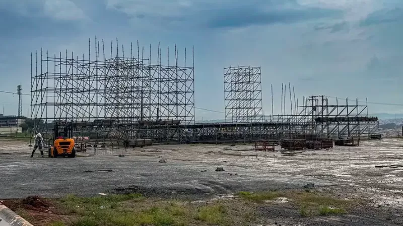 Festa do Peão: Prefeitura manda suspender montagem da estrutura