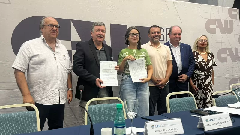 AEA Bragança firma parceria com o Conselho de Arquitetura e Urbanismo