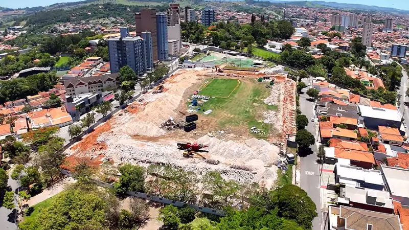Obra da Arena Red Bull entra na 2ª fase