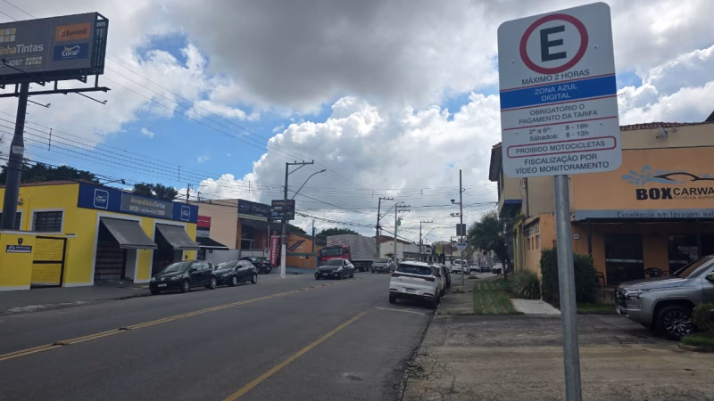 Zona Azul na Avenida José Gomes da Rocha Leal começa segunda