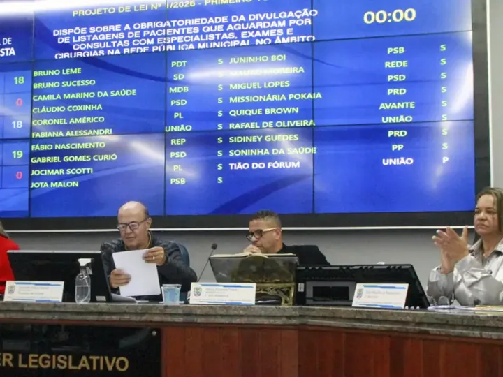 Vereadores aprovam em 1º turno transparência na “fila da saúde”