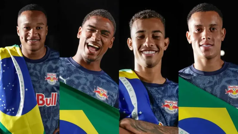 Seleção Brasileira Sub-20 convoca 4 jogadores do Red Bull Bragantino