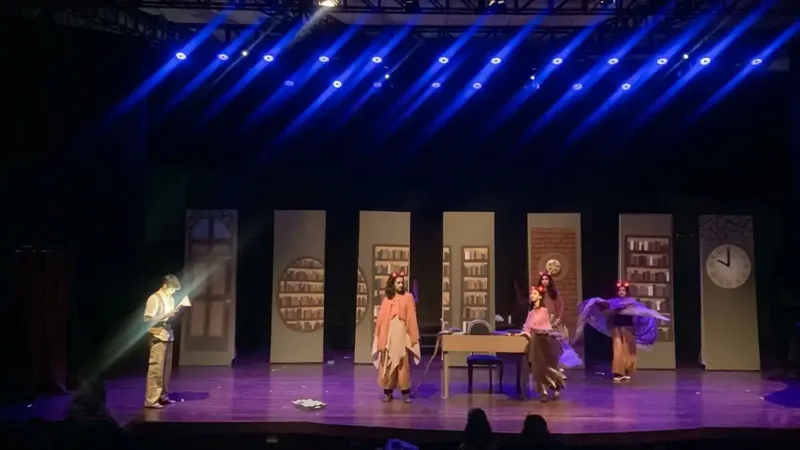 Estudantes apresentam peça “A Redenção de Fausto” na Casa de Cultura