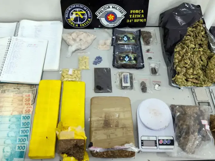 Ação no Parque dos Estados apreende 7 kg de drogas