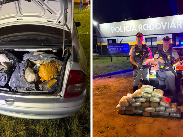 Policia apreende 28 kg de maconha em rodovia