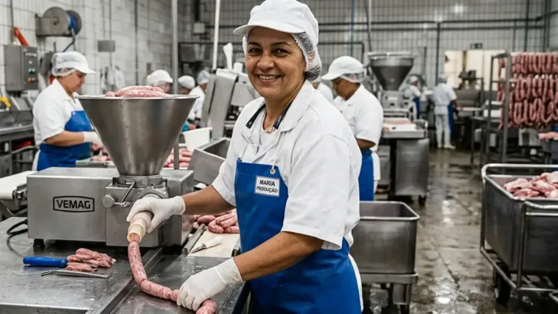 Bragantina Linguiças contrata Auxiliar de Produção