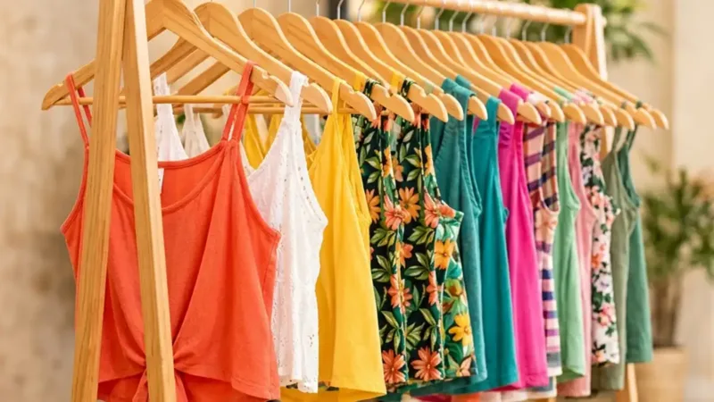 Bazar realiza ação com preço único em blusinhas
