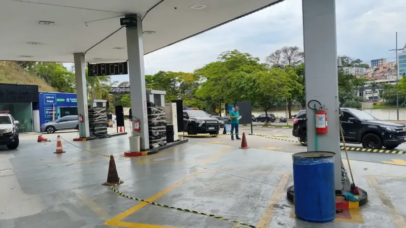 Operação lacra bombas de posto de combustíveis no Taboão