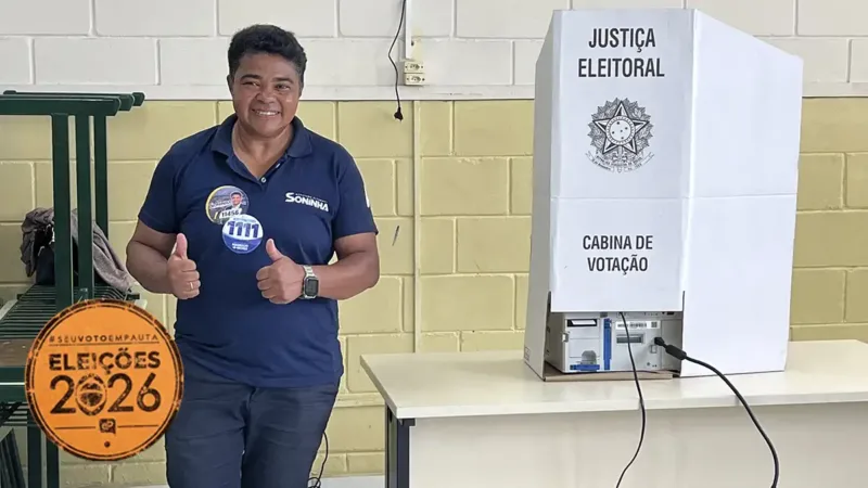 Soninha da Saúde vota no Jd. São Miguel, em Bragança Paulista